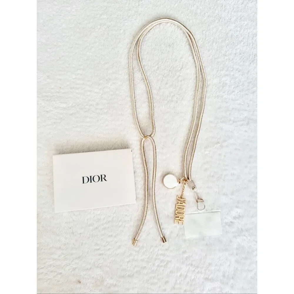 DIOR - J'Adore Phone Strap with charm